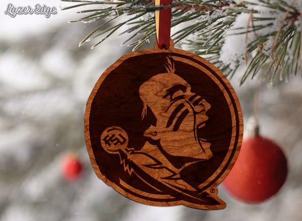 Florida State University Ornament Seminole Head