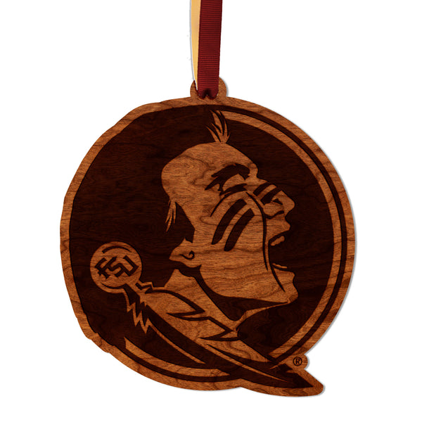 Florida State University Ornament Seminole Head