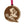 Load image into Gallery viewer, Florida State University Ornament Seminole Head
