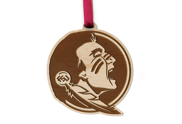 Florida State University Ornament Seminole Head