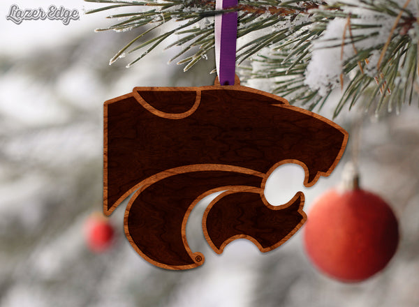 Kansas State University Ornament Wildcat