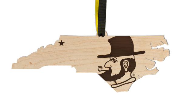 Appalachian State University Ornament Yosef on State