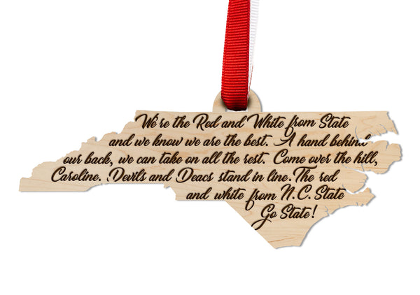 NC State Ornament Fight Song
