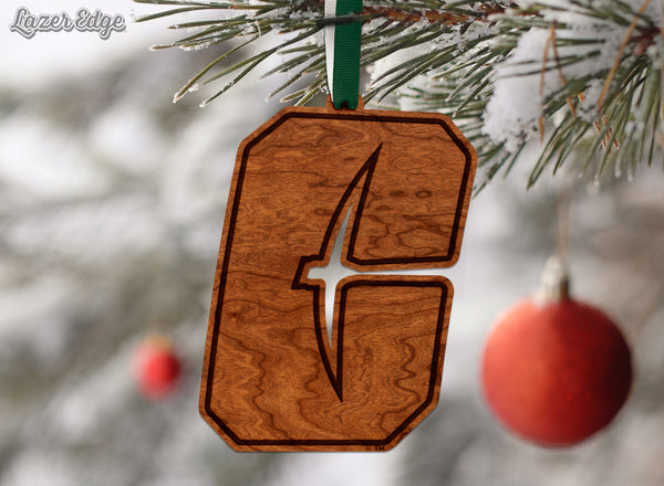 UNC Charlotte Ornament All in C Logo