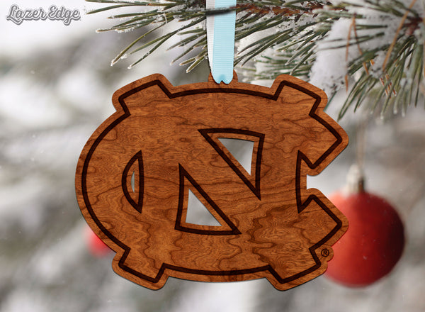 UNC Chapel Hill Ornament Interlocked NC
