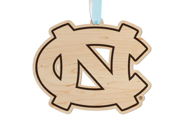 UNC Chapel Hill Ornament Interlocked NC