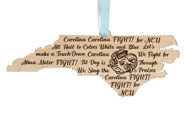 UNC Chapel Hill Ornament UNC Fight Song on NC