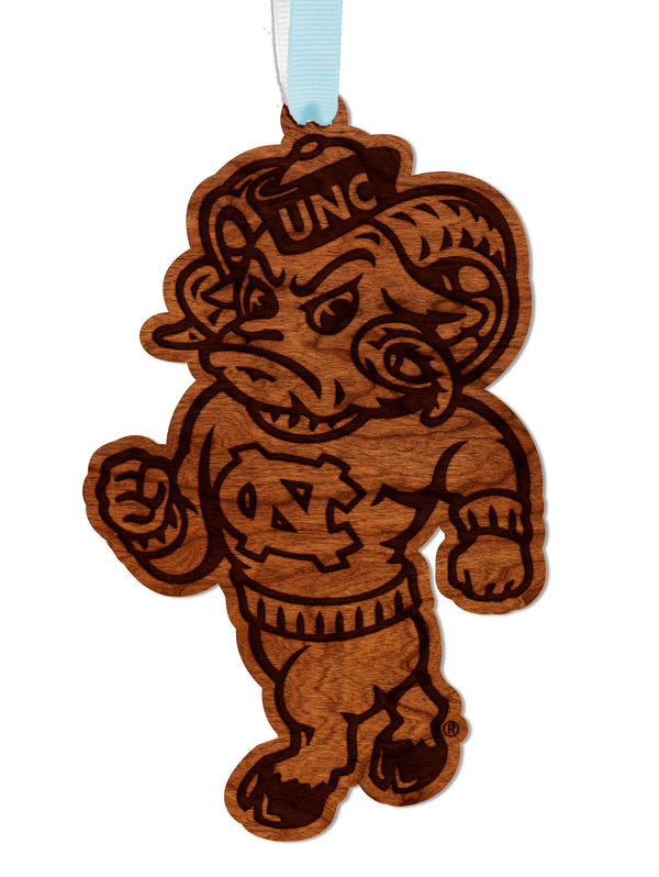 UNC Chapel Hill Ornament Strutting Ramses Ornament