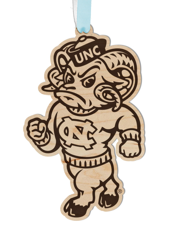 UNC Chapel Hill Ornament Strutting Ramses Ornament