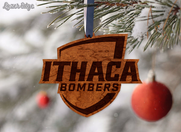 Ithaca College Ornament Ithaca Bombers Logo