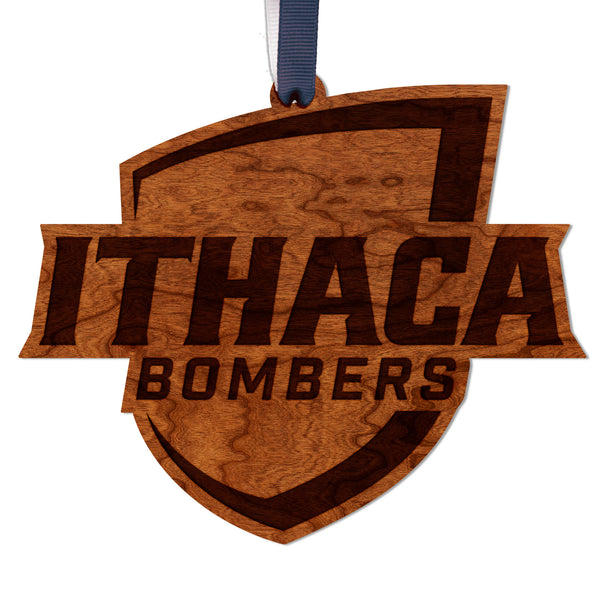 Ithaca College Ornament Ithaca Bombers Logo