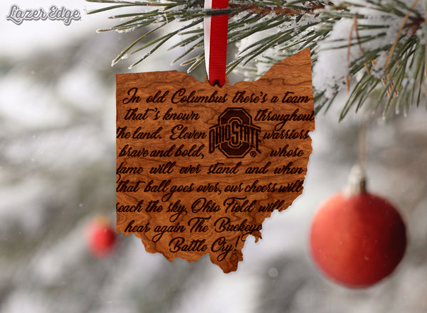 Ithaca College Ornament IC Logo