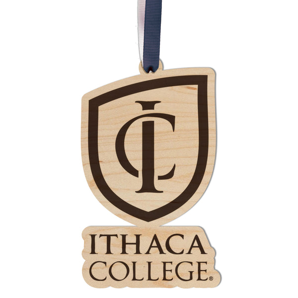 Ithaca College Ornament IC Logo