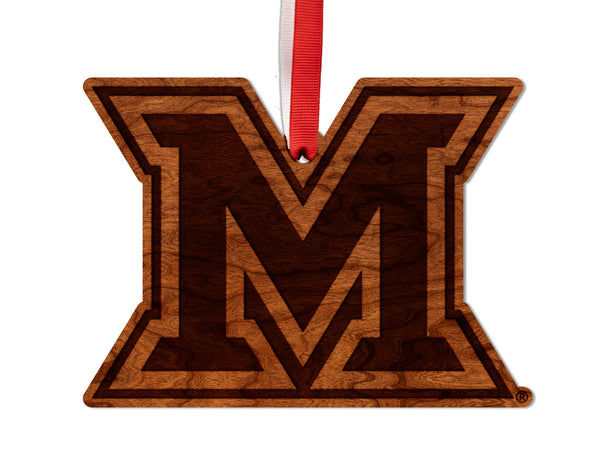 Miami Ohio Ornament Miami M