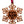 Load image into Gallery viewer, Texas A&amp;M Ornament TAM Snowflake
