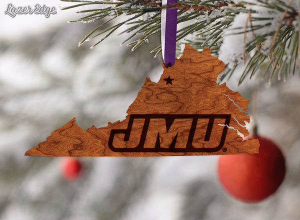 JMU Ornament JMU on State