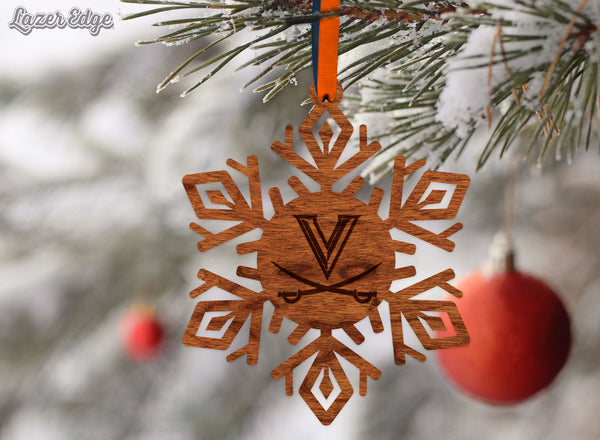 Virginia Ornament University of Virginia Snowflake