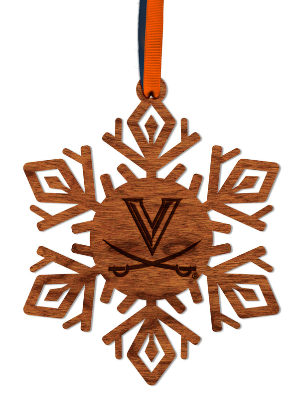 Virginia Ornament University of Virginia Snowflake