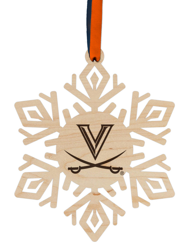 Virginia Ornament University of Virginia Snowflake