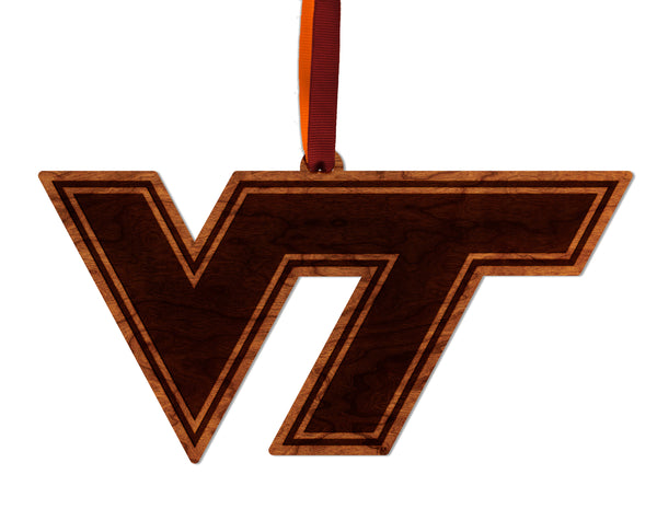 Virginia Tech Ornament VT Outline