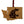 Load image into Gallery viewer, Washington State University Cougar on State Ornament – Crafted from Cherry and Maple Wood – Washington State Cougars
