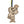 Load image into Gallery viewer, Marquette University Iggy Basketball Ornament – Crafted from Cherry and Maple Wood – Marquette Golden Eagles
