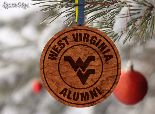 West Virginia Ornament Circular WV Alumni
