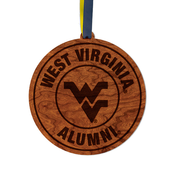 West Virginia Ornament Circular WV Alumni