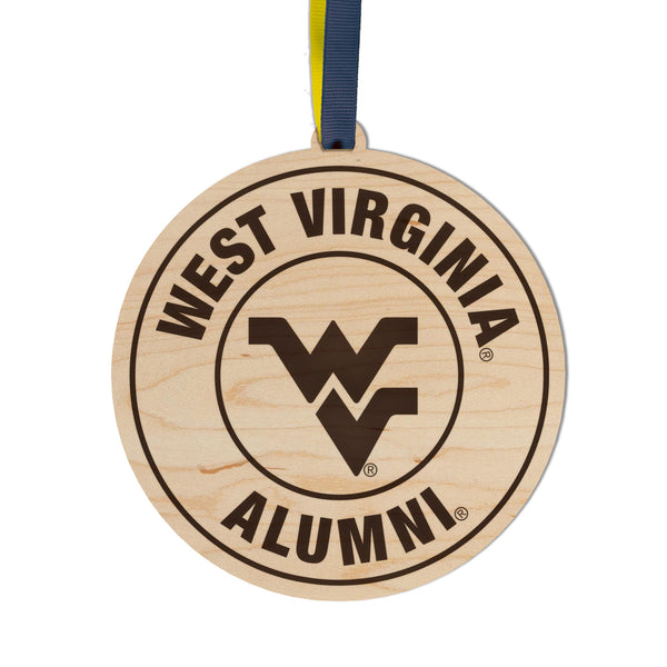 West Virginia Ornament Circular WV Alumni