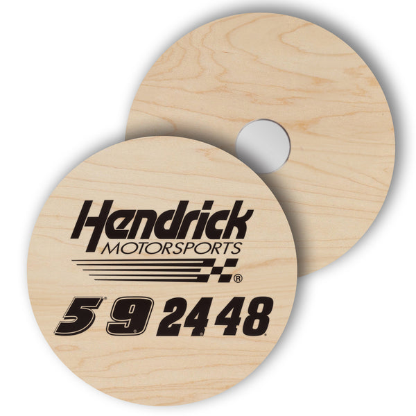 Hendrick Motorsports Drivers Wooden Magnet 2 Pack | Crafted from Cherry and Maple Wood | Made in USA | Officially Licensed by Hendrick Motorsport