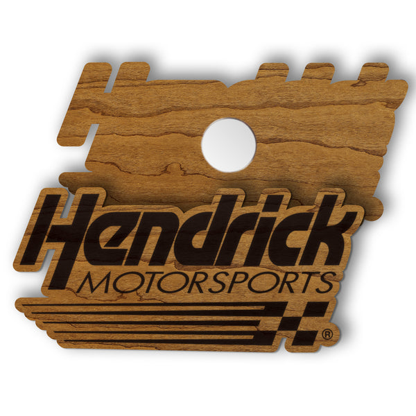 Hendrick Motorsport Wooden Magnet 2 Pack | Crafted from Cherry and Maple Wood | Made in USA | Officially Licensed by Hendrick Motorsport
