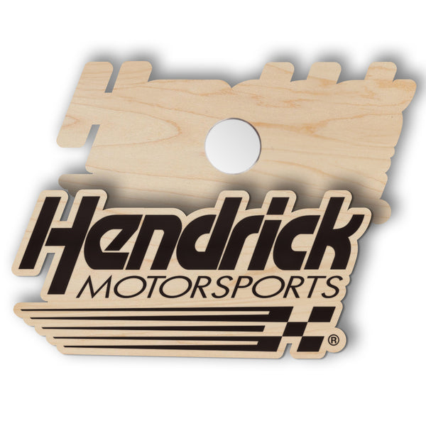 Hendrick Motorsport Wooden Magnet 2 Pack | Crafted from Cherry and Maple Wood | Made in USA | Officially Licensed by Hendrick Motorsport
