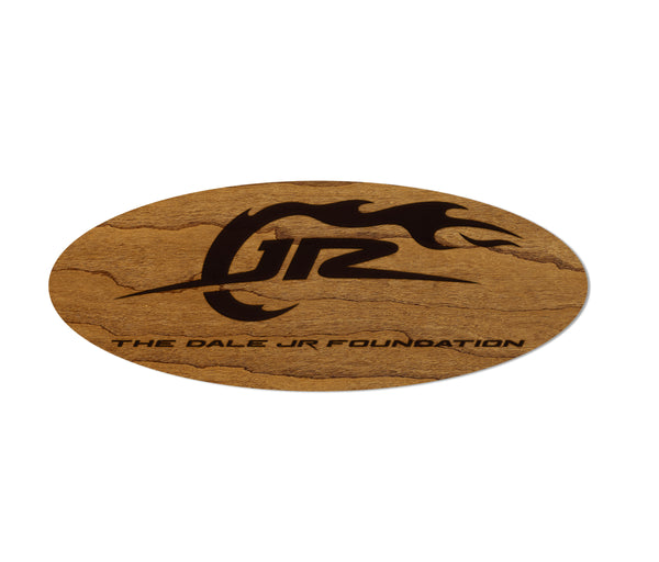 Dale Jr Foundation Wooden Magnet | Crafted from Cherry and Maple Wood | Made in USA | Officially Licensed by JR Motorsport