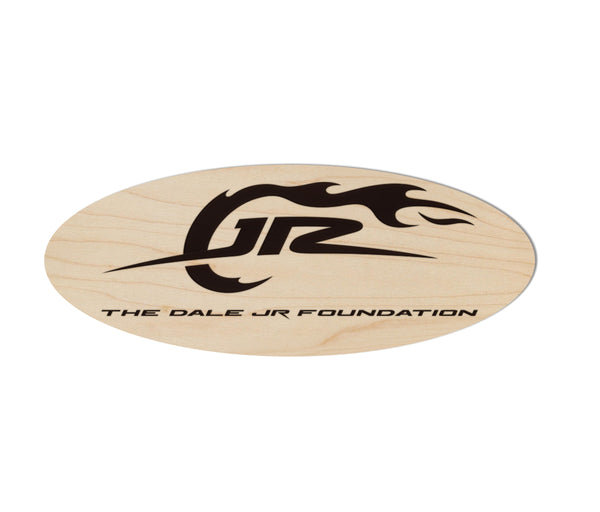 Dale Jr Foundation Wooden Magnet | Crafted from Cherry and Maple Wood | Made in USA | Officially Licensed by JR Motorsport