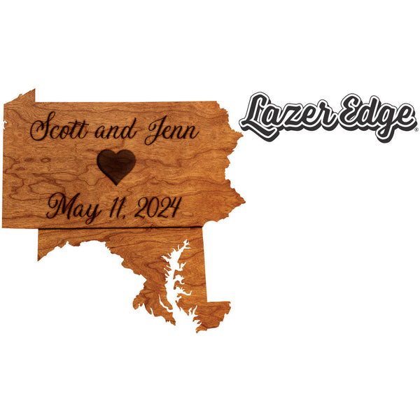 Custom Wedding Magnet "Scott and Jen"