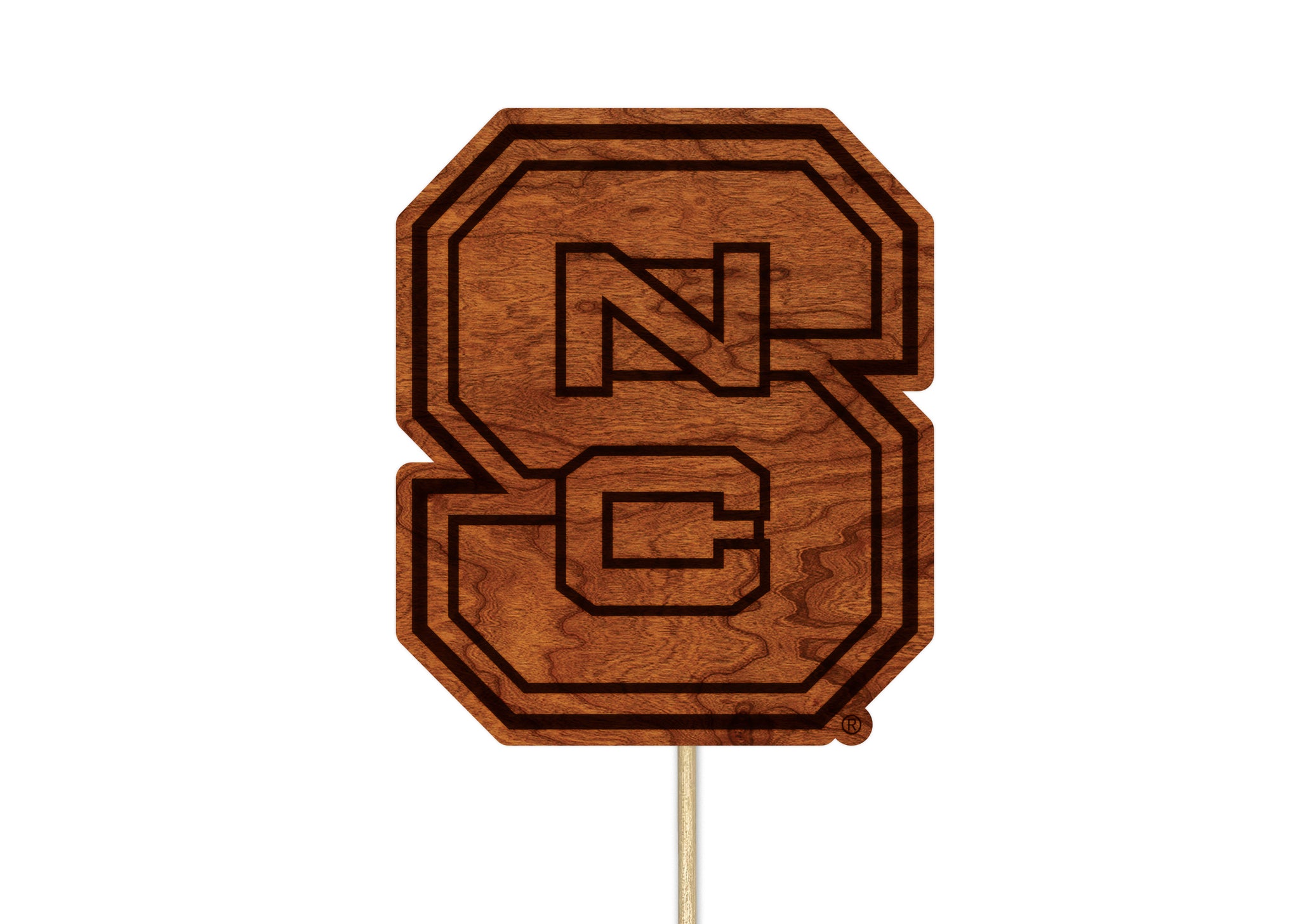 Nc State Block Letters NC State Block S Cherry Cake Topper – LazerEdge