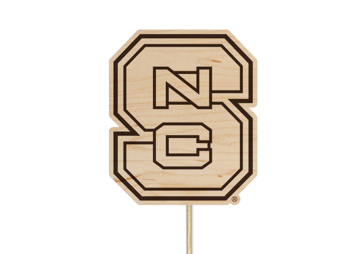 Nc State Block Letters NC State Block S Cherry Cake Topper – LazerEdge