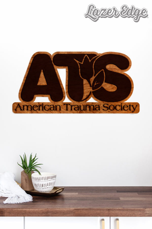 American Trauma Society Cherry Wall Hanging