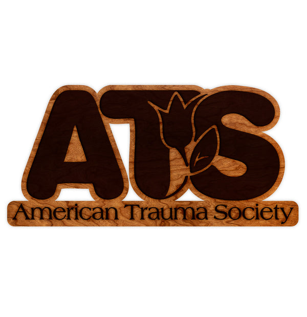 American Trauma Society Cherry Wall Hanging