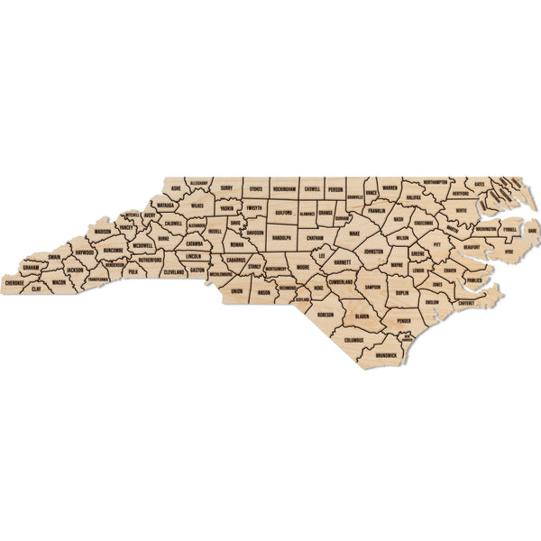 Wall Hanging - County - North Carolina - XL