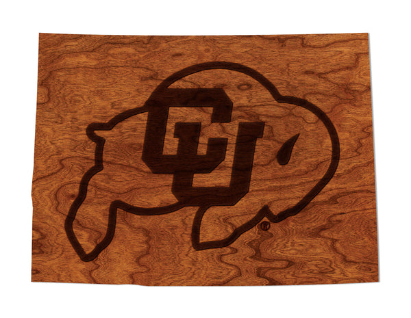 Colorado, University of Wall Hanging Buffalo on State