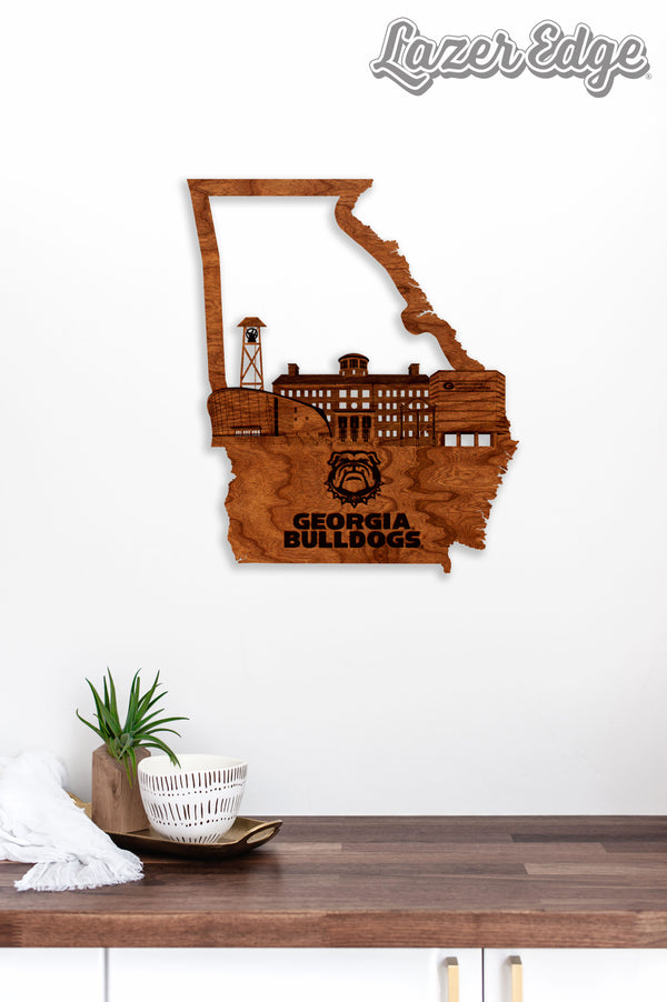 Georgia Wall Hanging University of Georgia Skyline