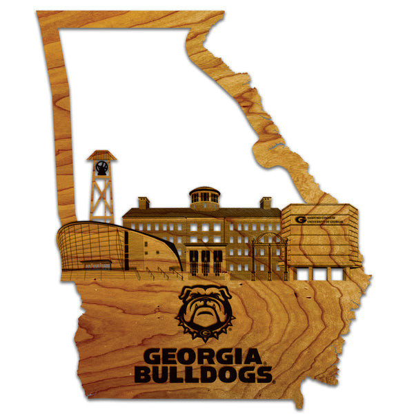 Georgia Wall Hanging University of Georgia Skyline