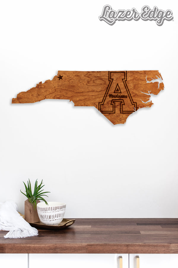 Appalachian State University Wall Hanging Block A on State