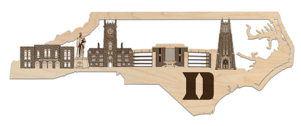 Duke University Wall Hanging Duke Skyline
