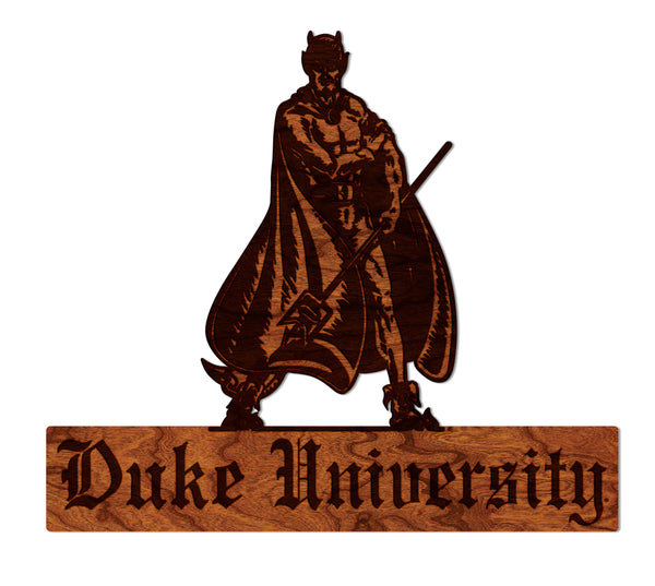Duke University Wall Hanging Gothic Duke Devil