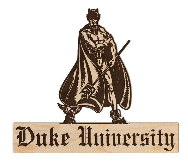 Duke University Wall Hanging Gothic Duke Devil