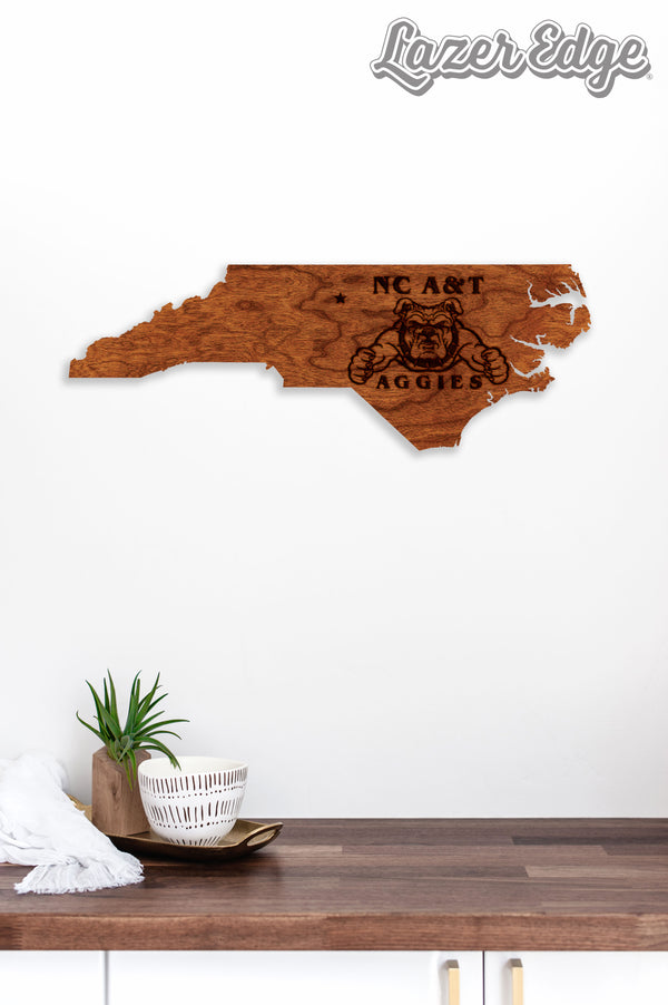 NC A&T Wall Hanging Aggies on State