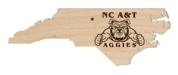 NC A&T Wall Hanging Aggies on State