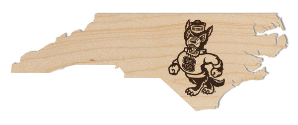 NC State Wall Hanging Sturt Tuffy on State